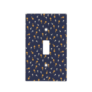 Tiny Hand-drawn Flowers Light Switch Cover