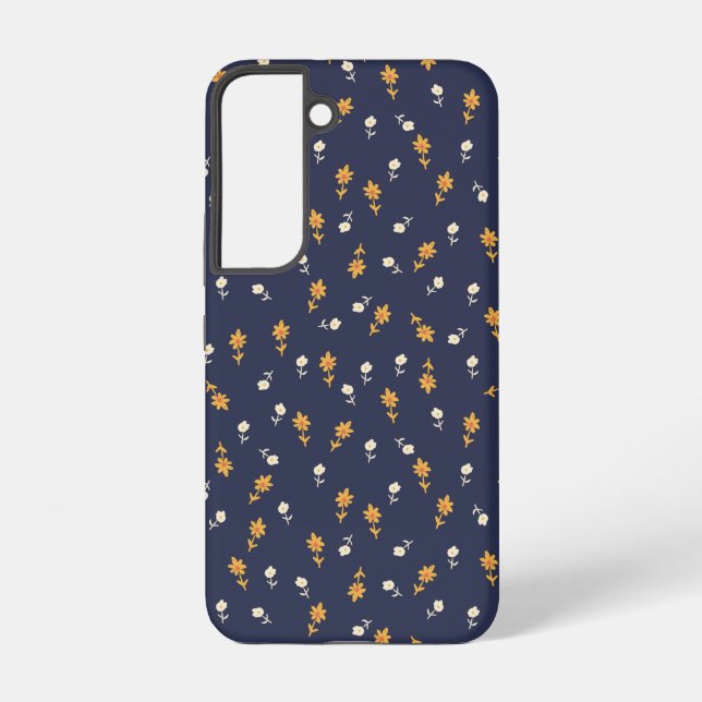 Tiny Hand-drawn Flowers  Samsung Galaxy Case (Back)