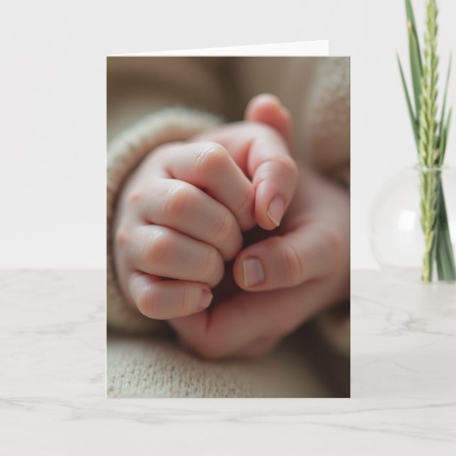 Tiny Hands Fathers Day Card (Front)