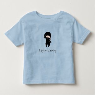 Tiny Happy Ninja in Training Toddler T-shirt