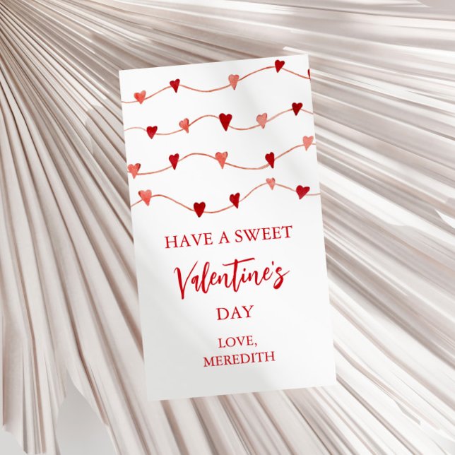 Tiny Have a Sweet Valentine's Day Kids Class Note Card (Creator Uploaded)