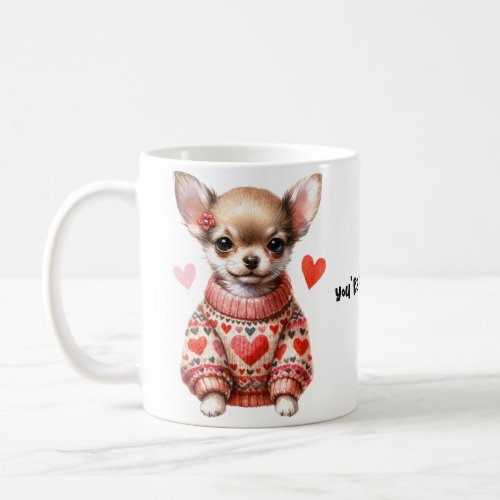 Tiny Hearts Big Love Chihuahua Mug