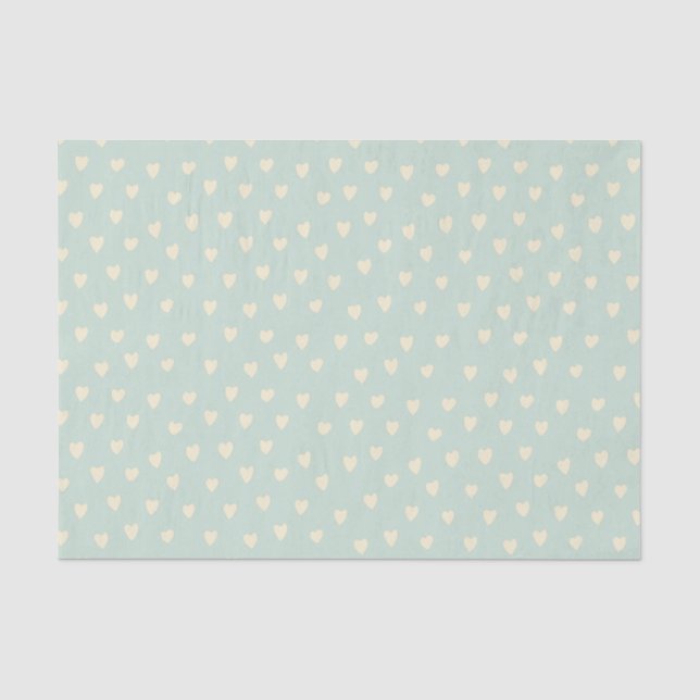 Tiny Hearts Light Tissue Paper (Front)
