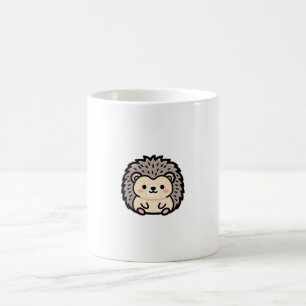 Tiny Hedgehog – Cute Kawaii Illustration Coffee Mug
