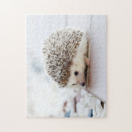 Tiny Hedgehog Jigsaw Puzzle | Zazzle