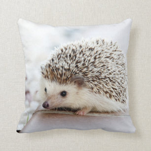 Tiny Hedgehog Throw Pillow
