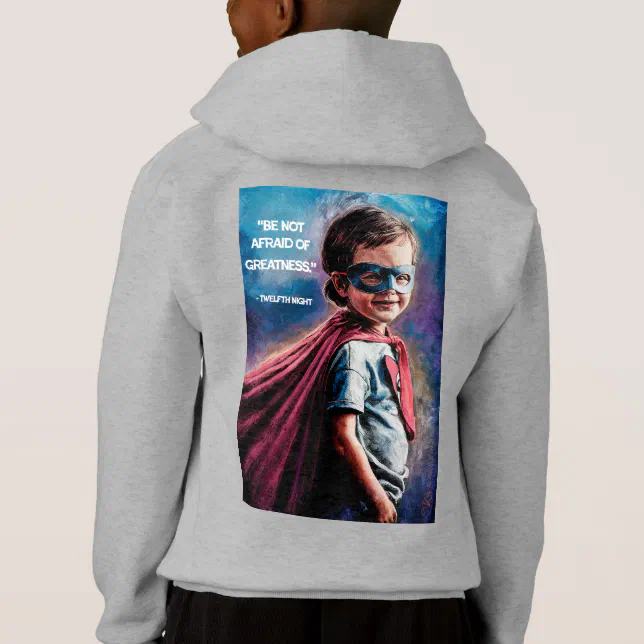 “Tiny Hero” – Shakespeare Quote – Hoodie / Sweatshirt