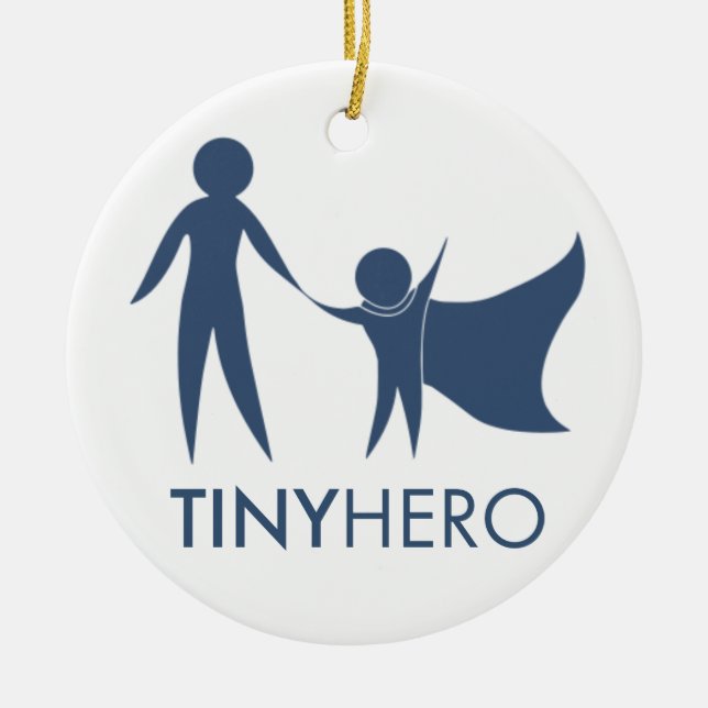Tiny Hero Logo Standard Ornament (Front)