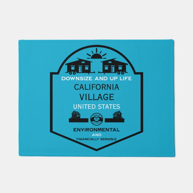 Tiny House Communities Editable Doormat (Front)