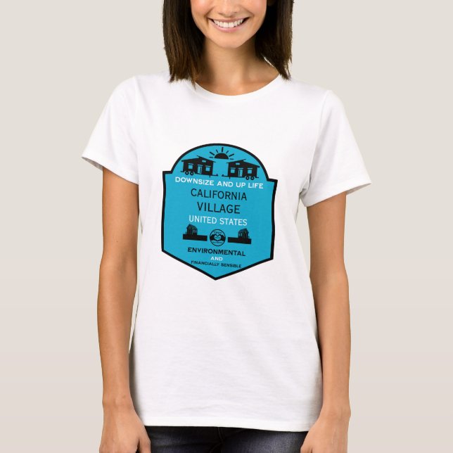Tiny House Communities Editable T-Shirt (Front)