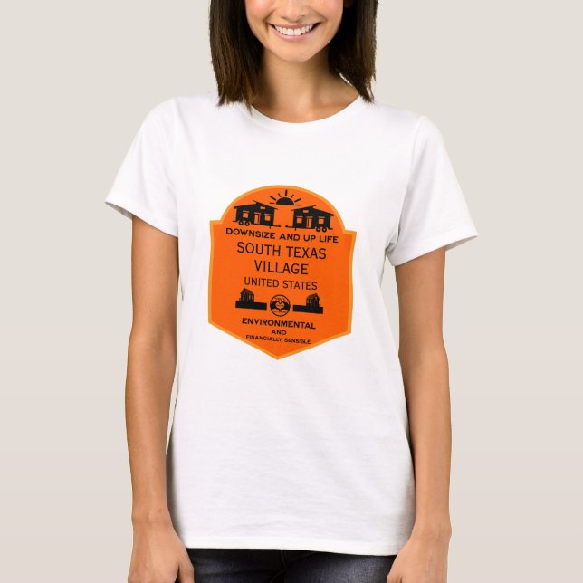 Tiny House Communities Editable T-Shirt (Front)