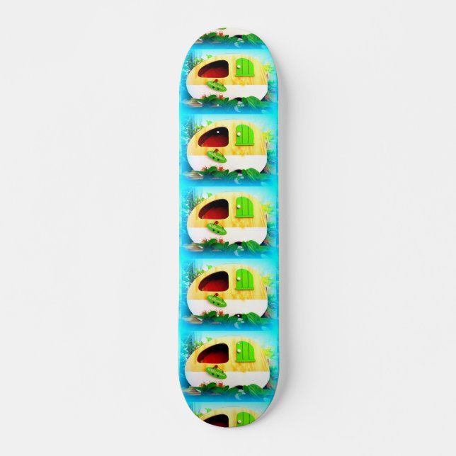 Tiny house gypsy caravan  skateboard (Front)