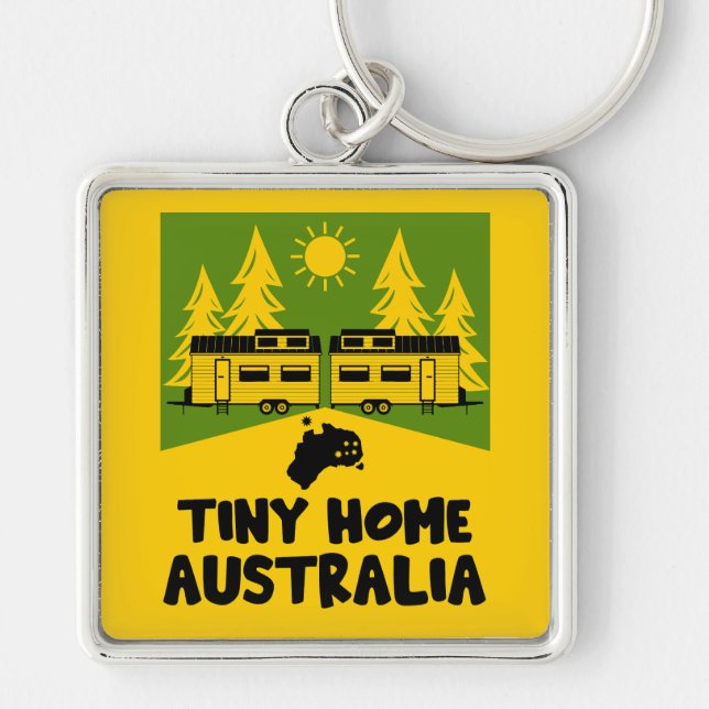 Tiny House Home Australia Keychain (Front)
