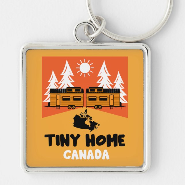 Tiny House Home Canada Keychain (Front)