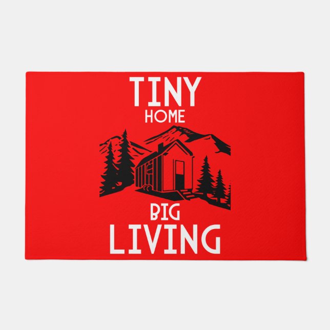 Tiny House Home Decor  Doormat (Front)