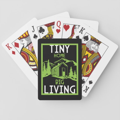 Tiny House Home Decor  Poker Cards