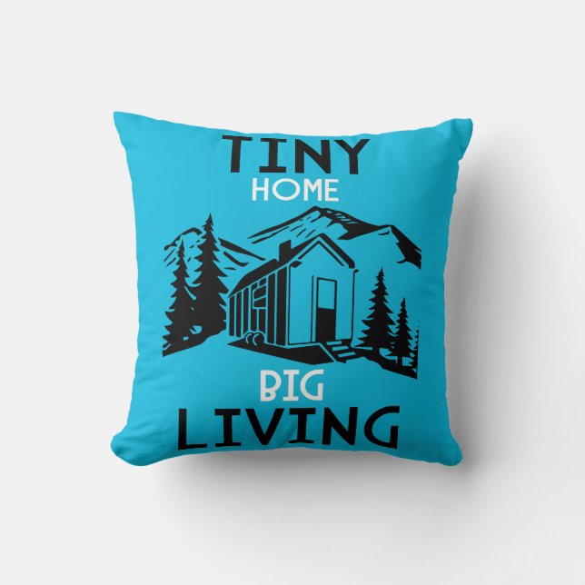 Tiny House Home Decor  Throw Pillow (Front)