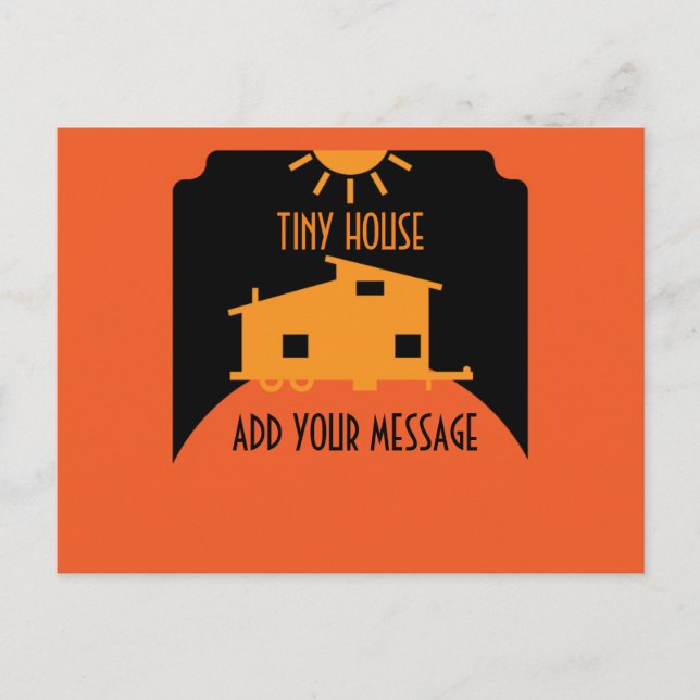 Tiny House Living - Tiny House Nation   Doormat Postcard (Front)