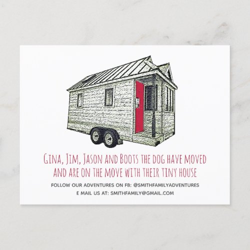 Tiny House Moving Announcement