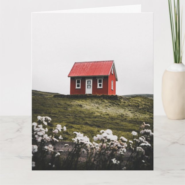 TINY HOUSE OFF THE GRID BIRTHDAY CARD (Front)
