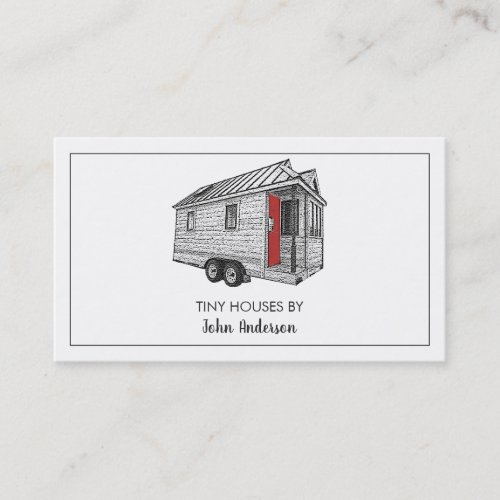 Tiny House On Wheels Builders Business Card