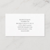 Tiny House On Wheels Rentals Or Builders Business Card (Back)