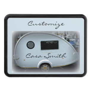 Tiny house teardrop caravan Thunder_Cove Hitch Cover