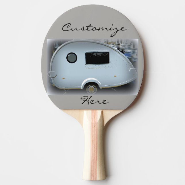 Tiny house teardrop caravan Thunder_Cove Ping Pong Paddle (Front)