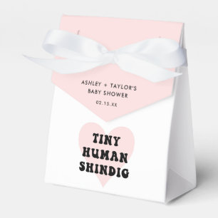Tiny Human Shindig Baby Shower Favor Box