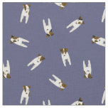Tiny Jack Russell Terrier dogs blue or ANY color Fabric