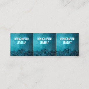 Tiny Jewelry Card-Customize Text- Mini Business Ca Card