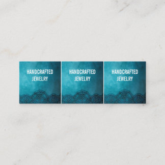 Tiny Jewelry Card-Customize Text- Mini Business Ca Card