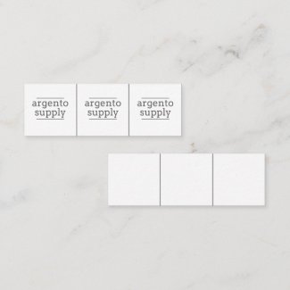 Tiny Jewelry Tags-Customize With Your Logo Mini Bu