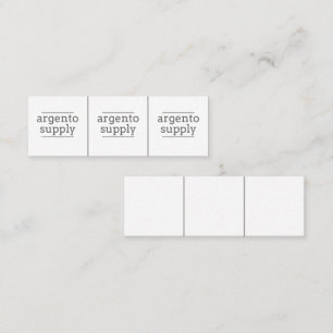 Tiny Jewelry Tags-Customize With Your Logo Mini Business Card