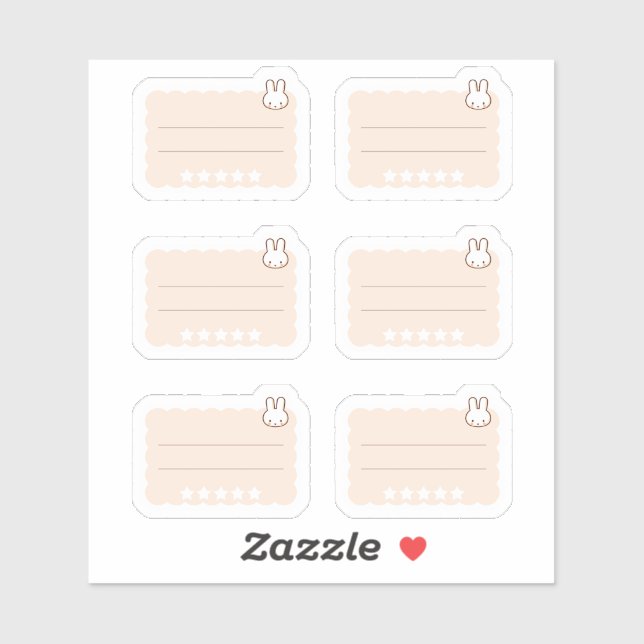 Tiny latte star planner sticker (Sheet)
