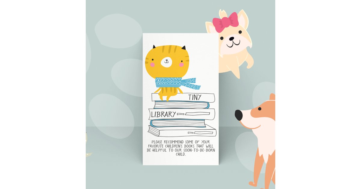 Tiny Library Enclosure Card | Zazzle