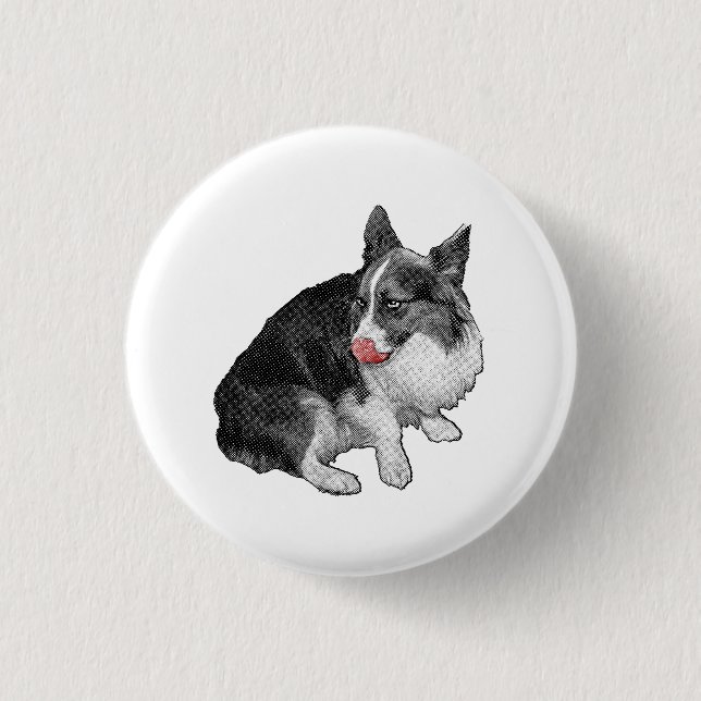 Tiny Lick, Big Ears Button (Front)