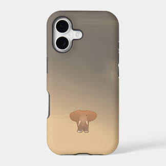 Tiny little elephant in Sahara iPhone 17 Case