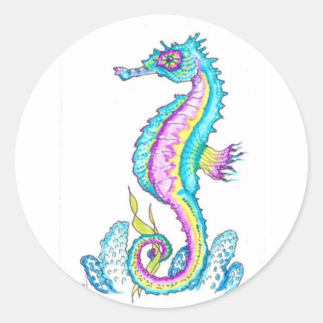 TINY MARE CLASSIC ROUND STICKER (Front)