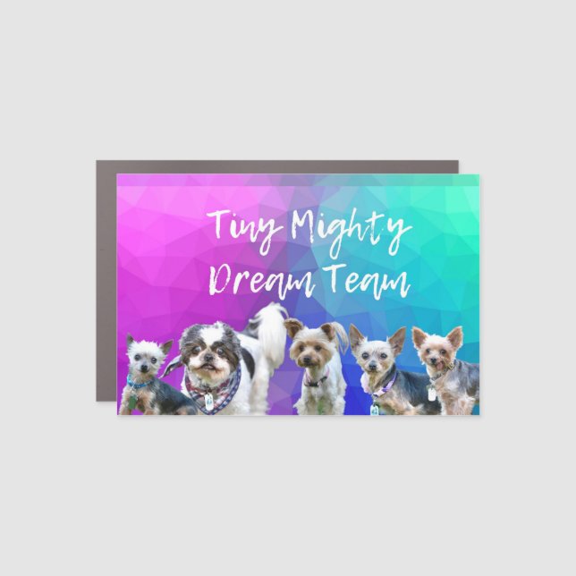 Tiny Mighty Dream Team Car Magnet (Front)