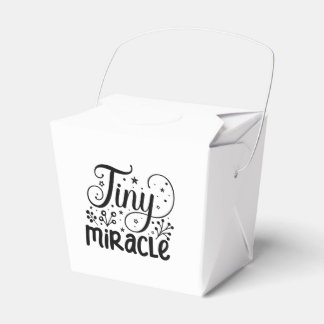 Tiny Miracle! Favor Boxes