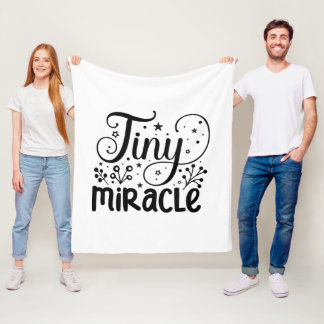 Tiny Miracle! Fleece Blanket