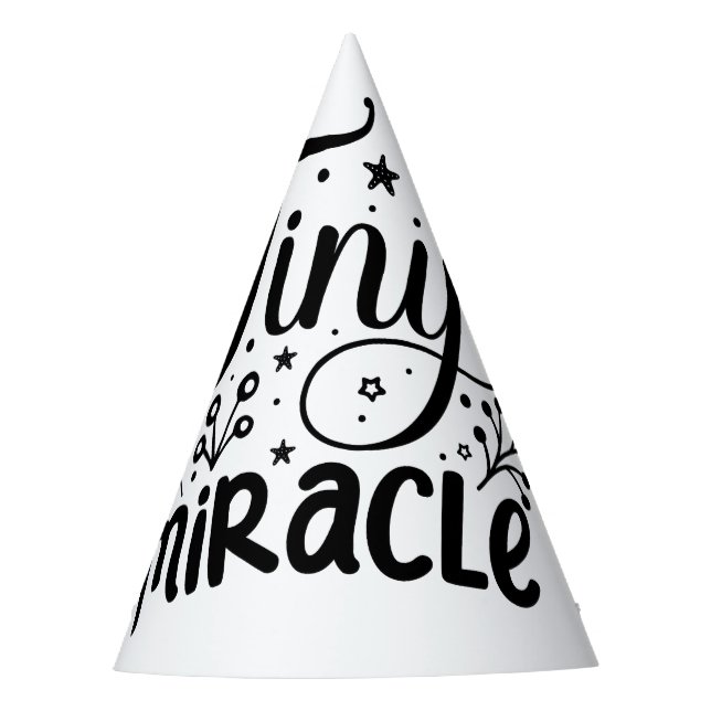 Tiny Miracle! Party Hat (Front)