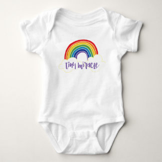 Tiny Miracle Rainbow Baby Bodysuit