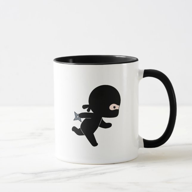 Tiny Ninja Running Mug (Right)