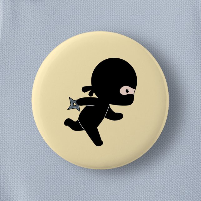Tiny Ninja Running on Yellow Button (Creator Uploaded)