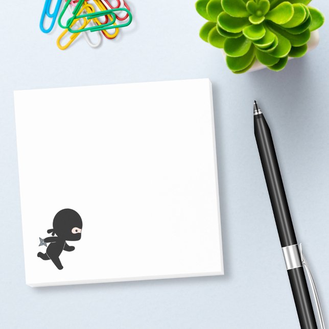 Tiny Ninja Running Post-it Notes (Creator Uploaded)