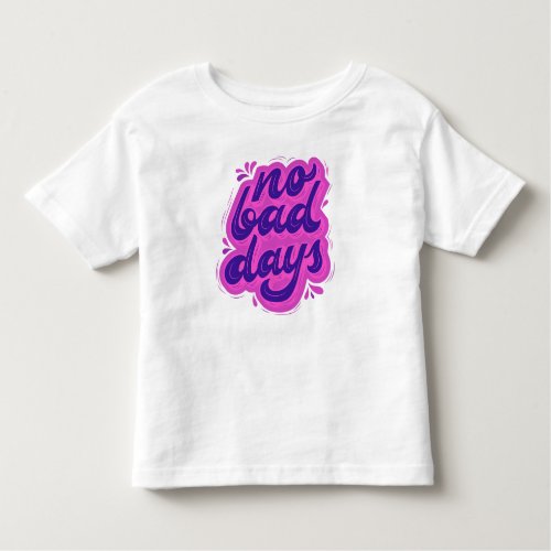 Tiny Optimist No Bad Day Baby T_Shirt