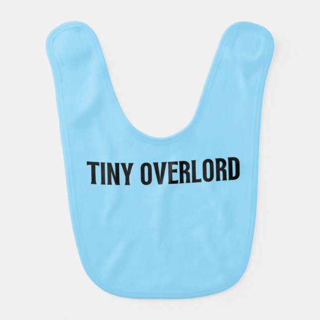 Tiny Overlord Baby Bib (Front)