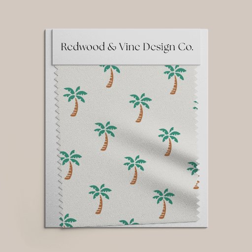 Tiny Palms Pattern Fabric